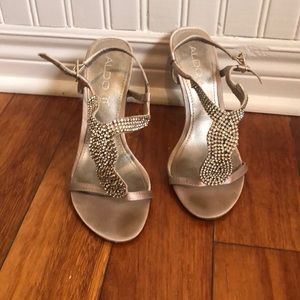 Aldo Shoes - Champagne Satin